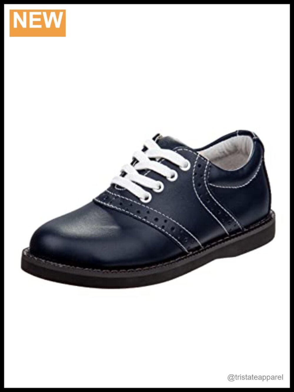 Womens Cheer Oxford Saddle Shoes Leather Upper Cushioned Uniform